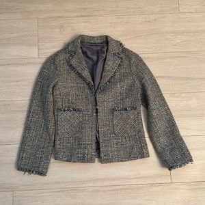 BCBGMAXAZRIA Tweed Blazer Jacket